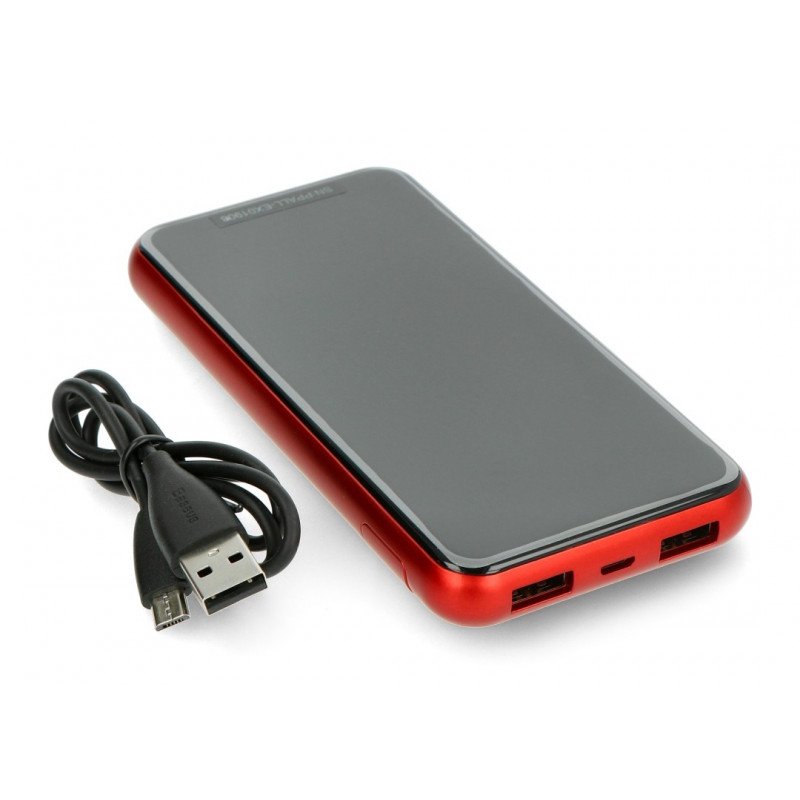 Mobile PowerBank Baseus battery 8000mAh WRLS - red