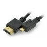 Gembird microHDMI cable - HDMI v1.4 - black 1.8m - zdjęcie 2