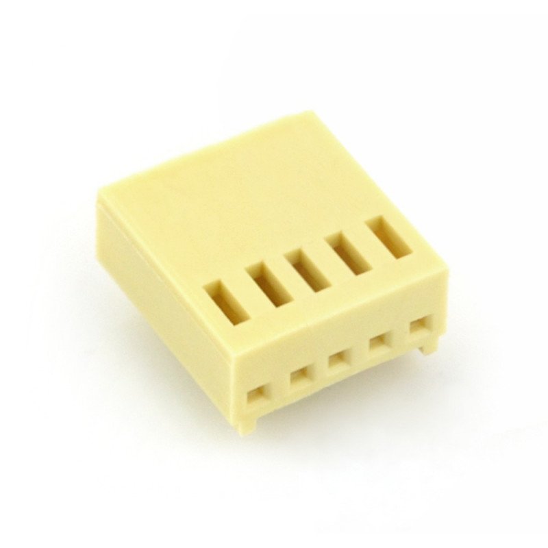 2,54 mm - socket 5-pin - 5 pcs