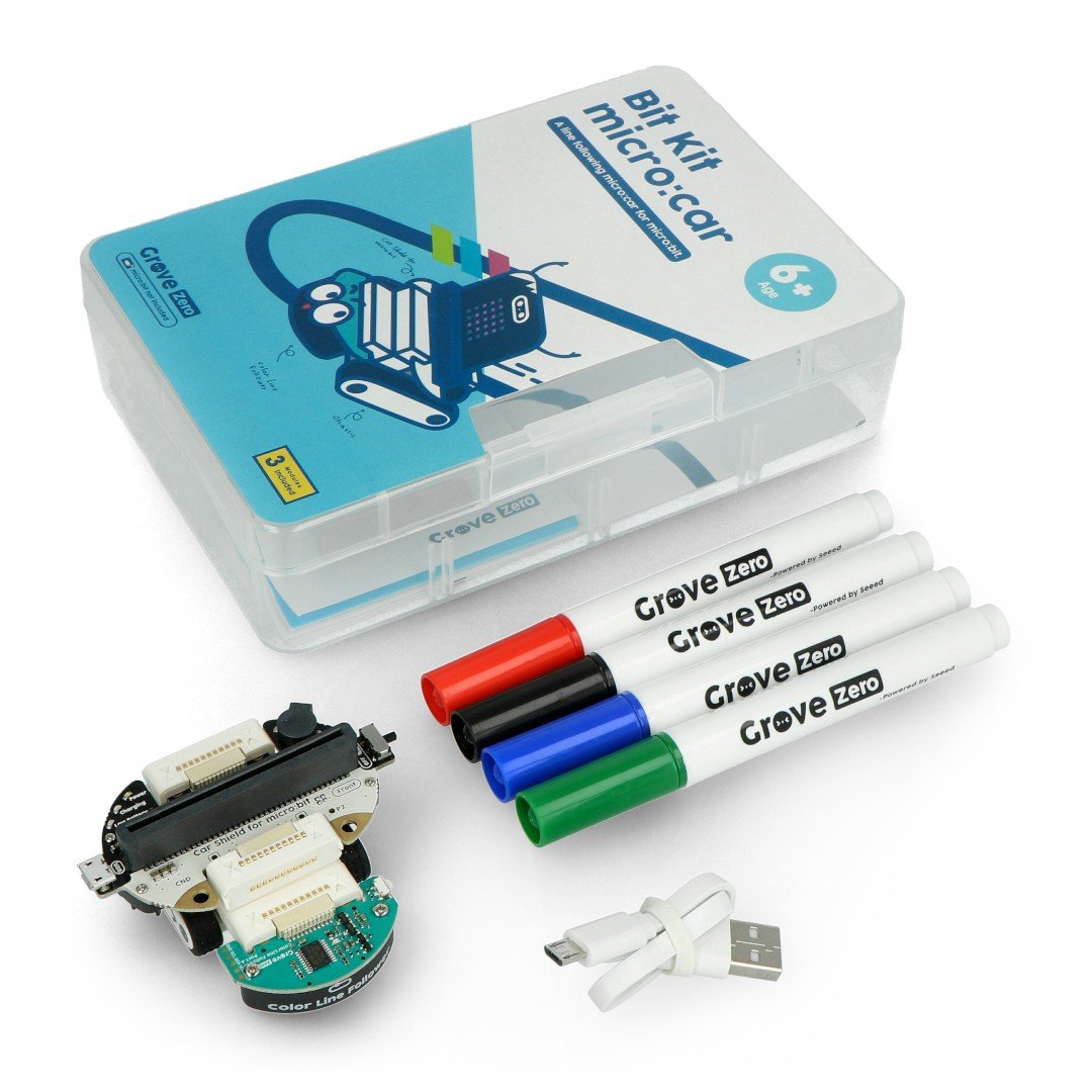 Grove Zero Bit Kit micro:Car - Magnetically bonded kit - 3 modules