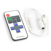 LED strips and tapes controller with RF remote control - Mini - 11 keys