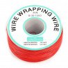Insulated PVC Coated 30AWG Wire Wrapping Wires Reel 1000Ft - red - zdjęcie 1
