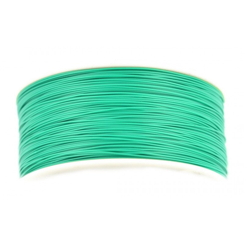 Insulated PVC Coated 30AWG Wire Wrapping Wires Reel 1000Ft - green