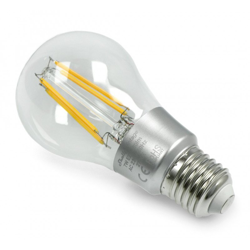 Shelly Vintage A60 - WiFi smart light bulb - E27, 7W, 750lm