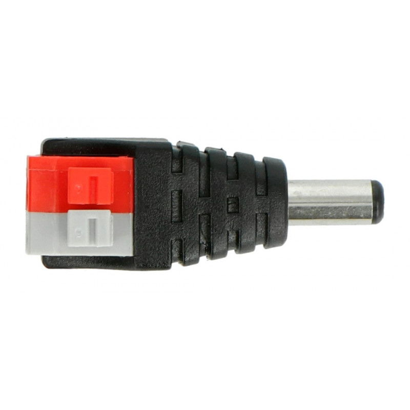 DC 5.5 x 2.1mm plug with quick coupler and buttons