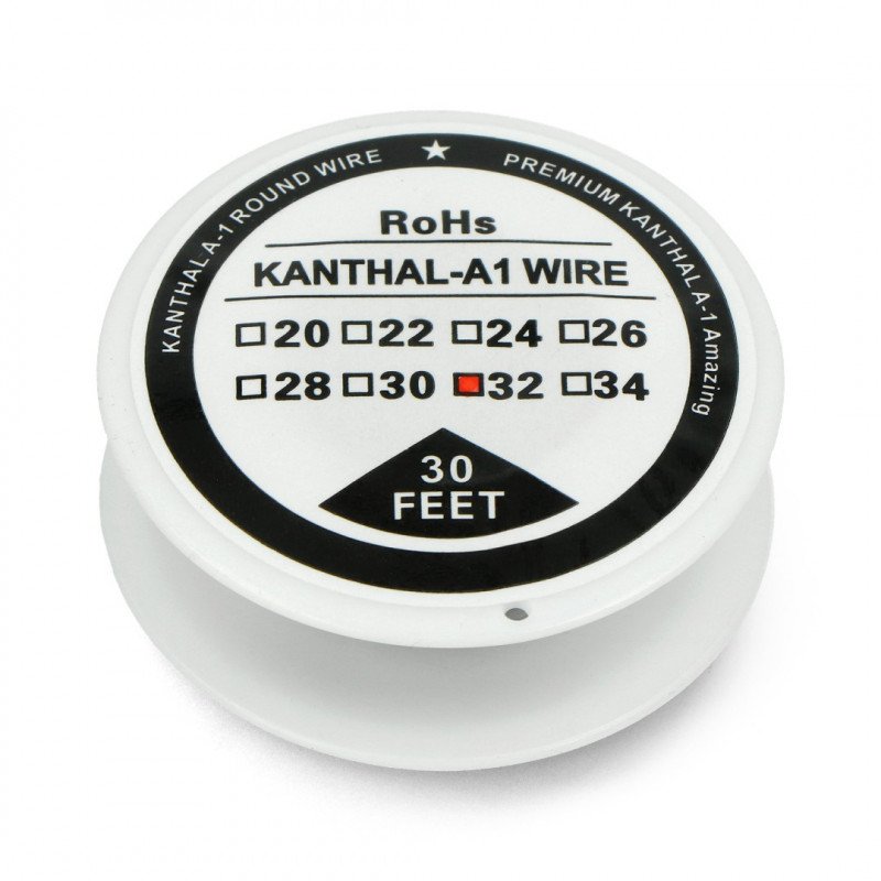 Resistance wire Kanthal A1 0.20mm 44.7Ω/m - 9.1m