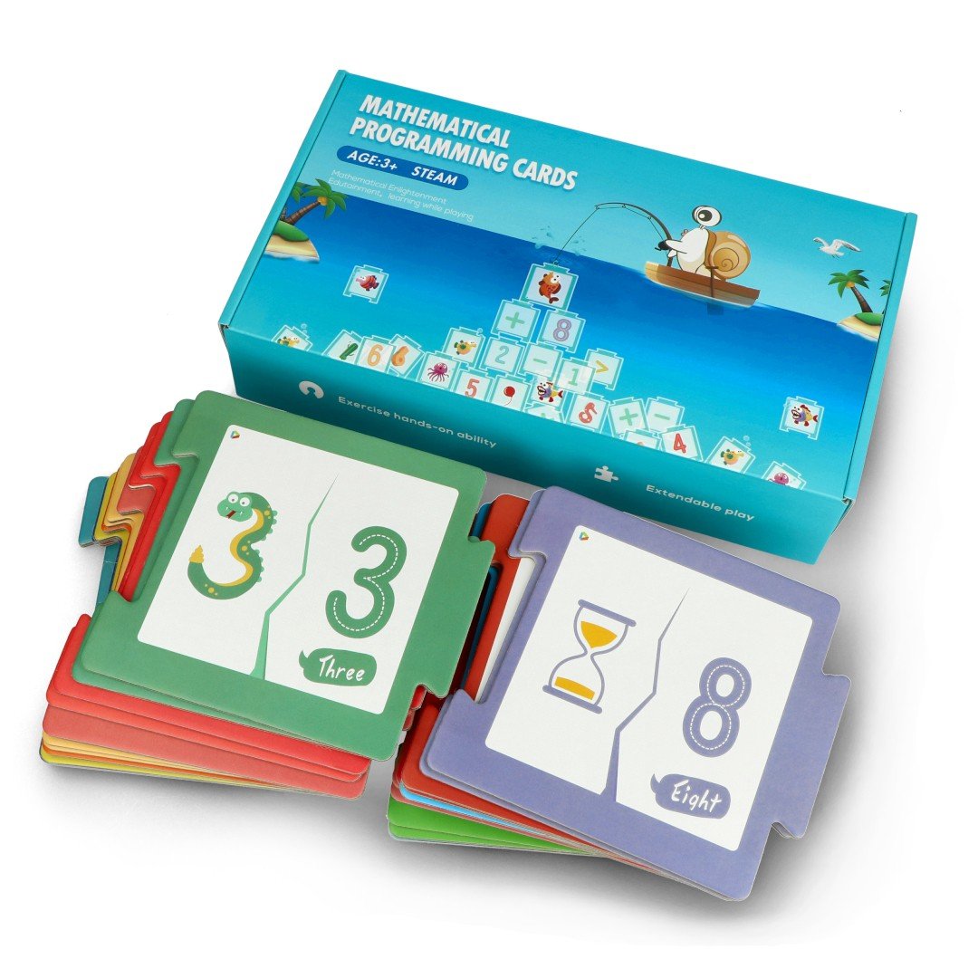 The cards of the mathematician to the Qobo Robobloq robot