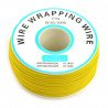 Insulated PVC Coated 30AWG Wire Wrapping Wires Reel 820Ft - yellow - zdjęcie 1