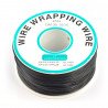 Insulated PVC Coated 30AWG Wire Wrapping Wires Reel 820Ft - black - zdjęcie 1