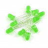 LED green milky - 1000pcs