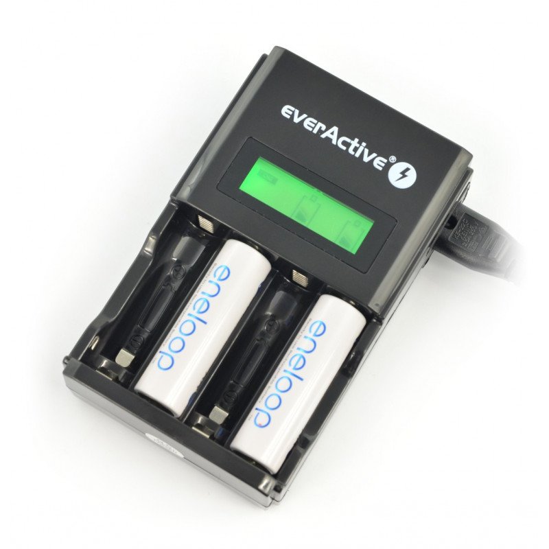Battery charger everActive NC-450 - AA, AAA 1-4pcs. - black