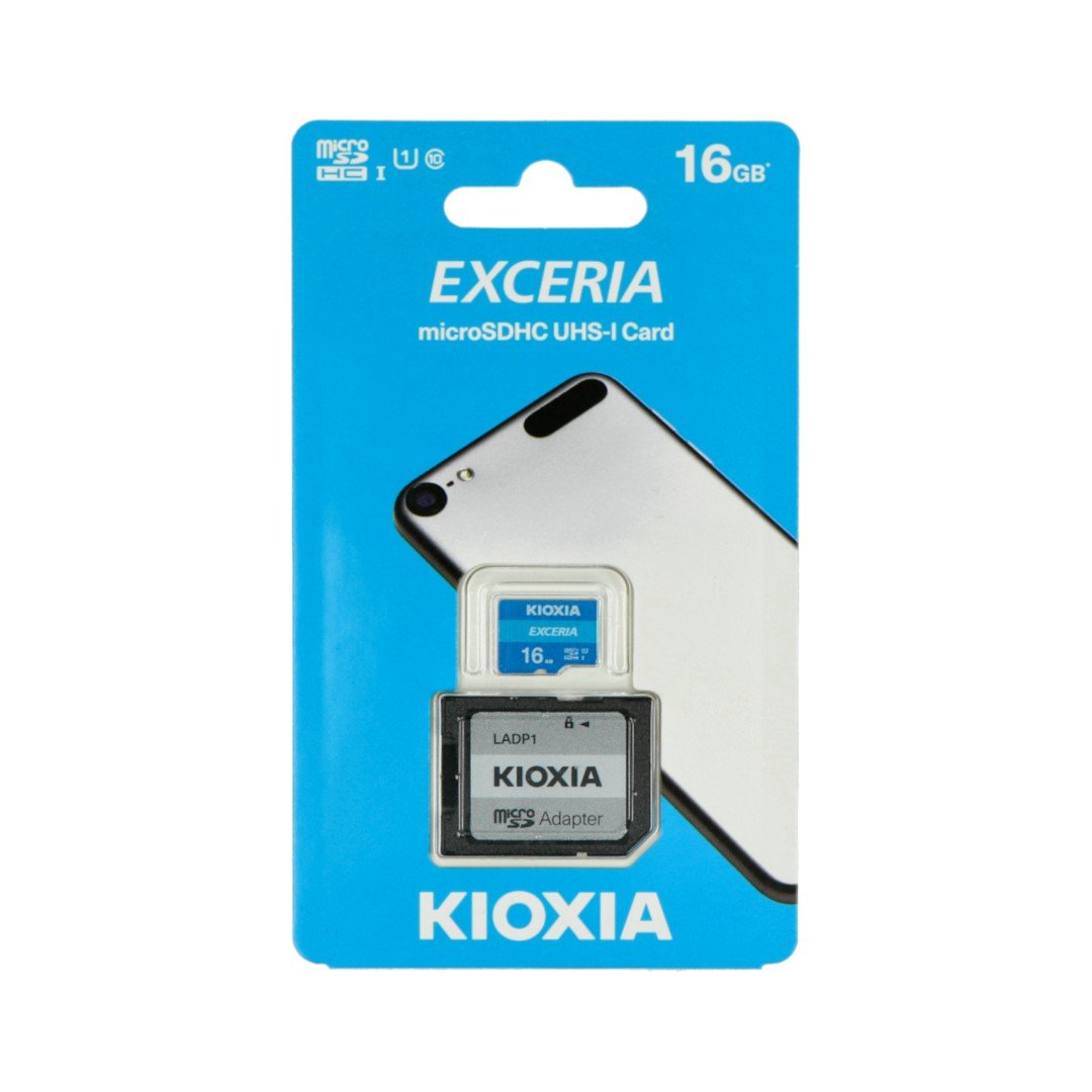 Kioxia Exceria microSD 16GB 100MB/s M203 UHS-I U1 Class 10