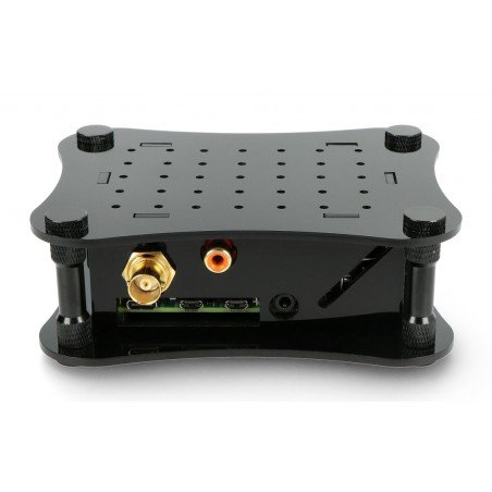 Case for Raspberry Pi 4B and for Allo DigiOne - acrylic - black Case for Raspberry Pi 4B and for Allo DigiOne - acrylic - black