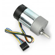 6.3:1 Metal Gearmotor 37Dx65L mm 24V with 64 CPR