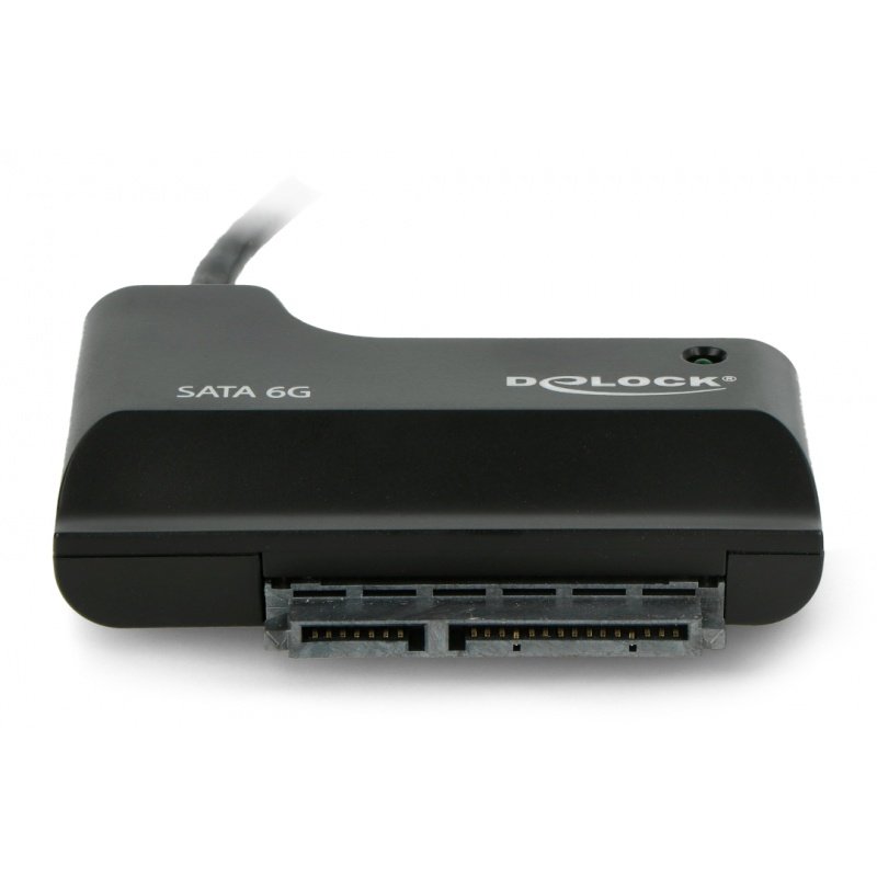 Adapter USB A 3.0 - SATA Delock - black + power supply