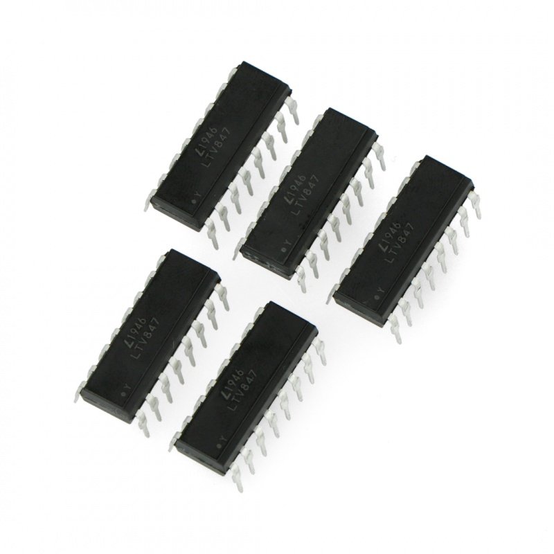 Lite On LTV-847 Optocoupler DC Input DC Output 4 Channel Pack of 10 16-Pin PDIP 