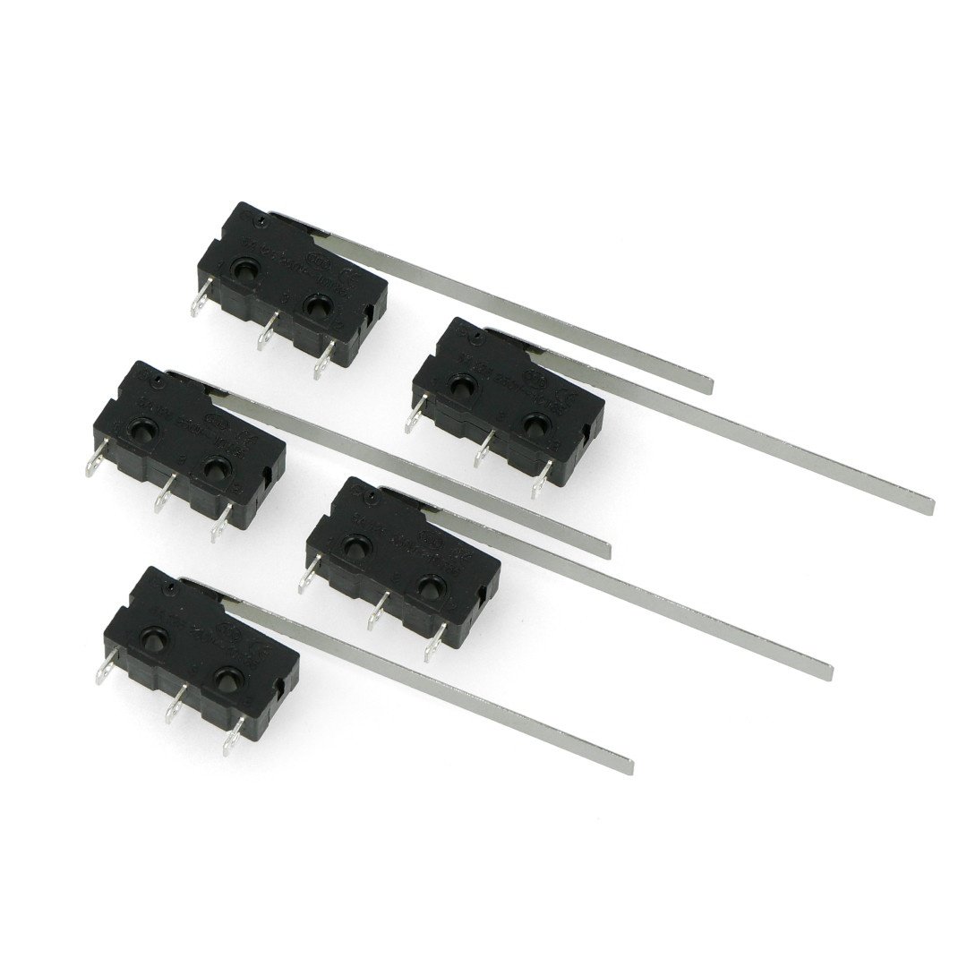Mini limit sensor switch with lever - WK615 - 5pcs.