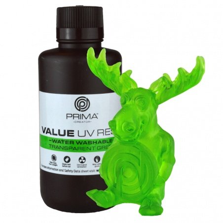 Resin for 3D printer - PrimaCreator Value Water Washable UV