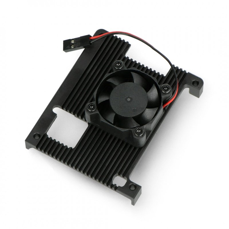 Case-heat sink + fan - Alloy Heatsink for Raspberry Pi 4B -
