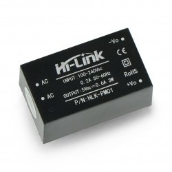 Hi-Link power supply HLK-PM01 100V-240VAC / 5VDC - 0,6A