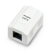 Buy Surface socket 1x RJ45 Lanberg - white - cat.