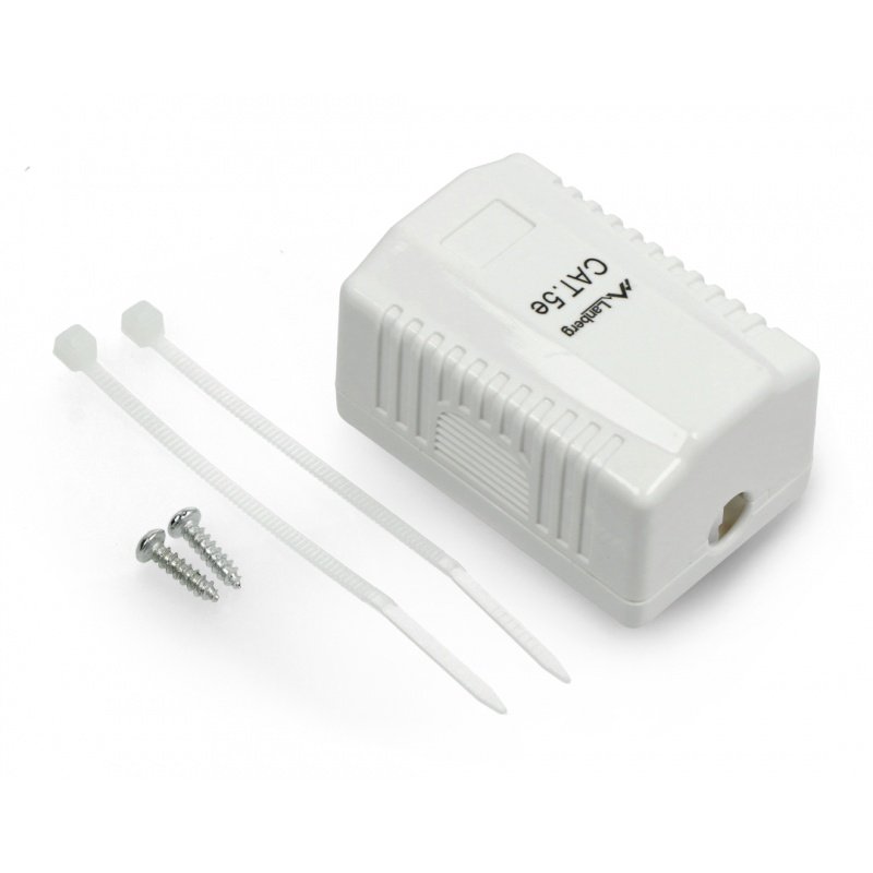 Surface mounted socket 1x RJ45 Lanberg - white