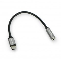 Adapter USB C - mini jack 3,5 mm stereo Basic