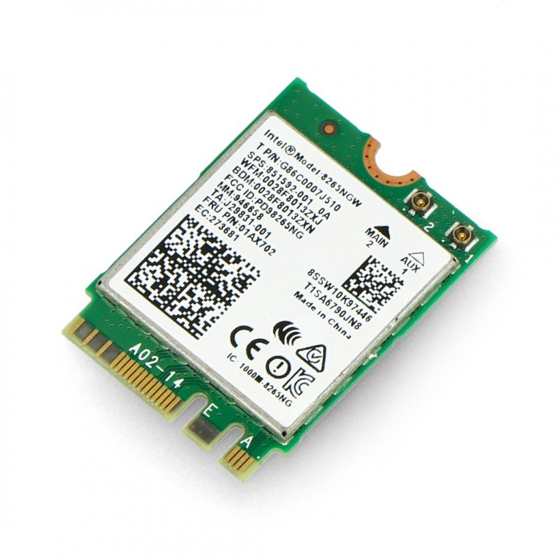 WiFi network card Intel 8265AC - for Nvidia Jetson Nano