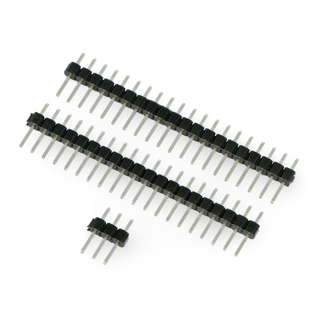 Set of male connectors for Raspberry Pi Pico - 2x 1x20 and 1x3 raster 2,54mm