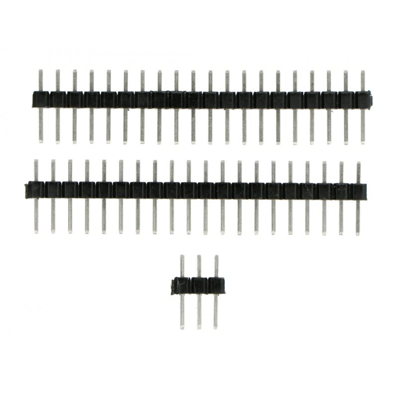Set of male connectors for Raspberry Pi Pico - 2x 1x20 and 1x3