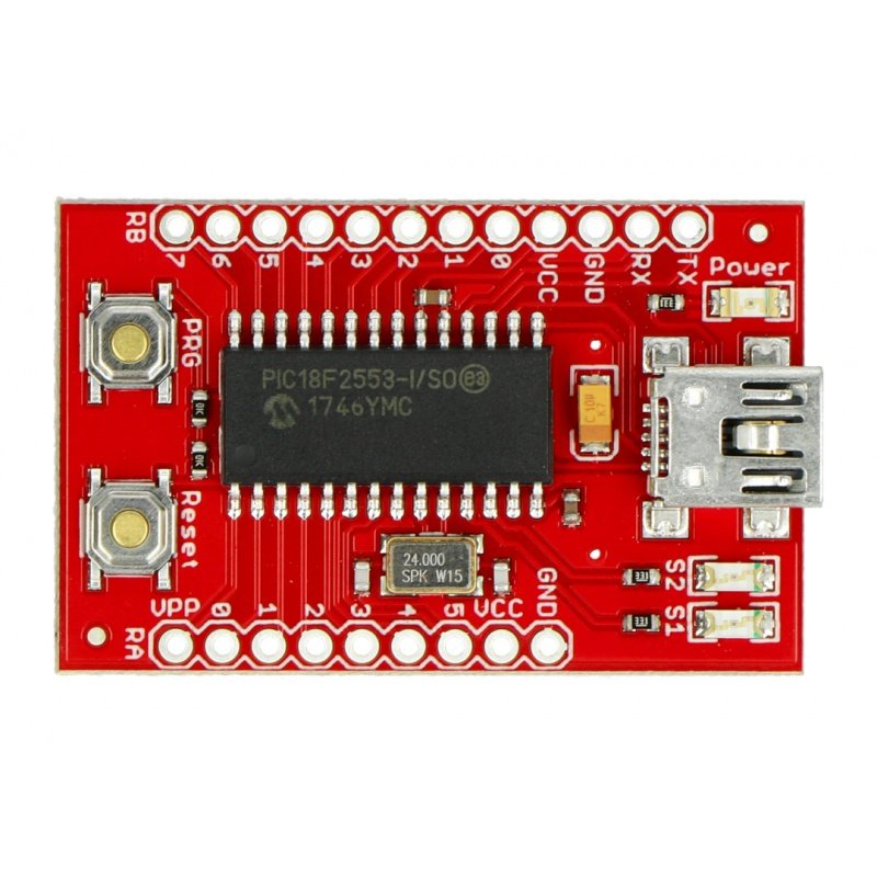 USB Bit Whacker - development board with PIC18F2553 chip - SparkFun DEV-00762