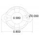 Pololu Ball Caster 1/2" plastikowy Pololu Ball Caster 1/2" plastikowy