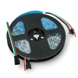 RGBCW LED strip SK6812 - digital, addressable - IP30 60 LED/m, 5V - 5m