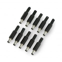 DC plug 5,5/2,5mm for cable...