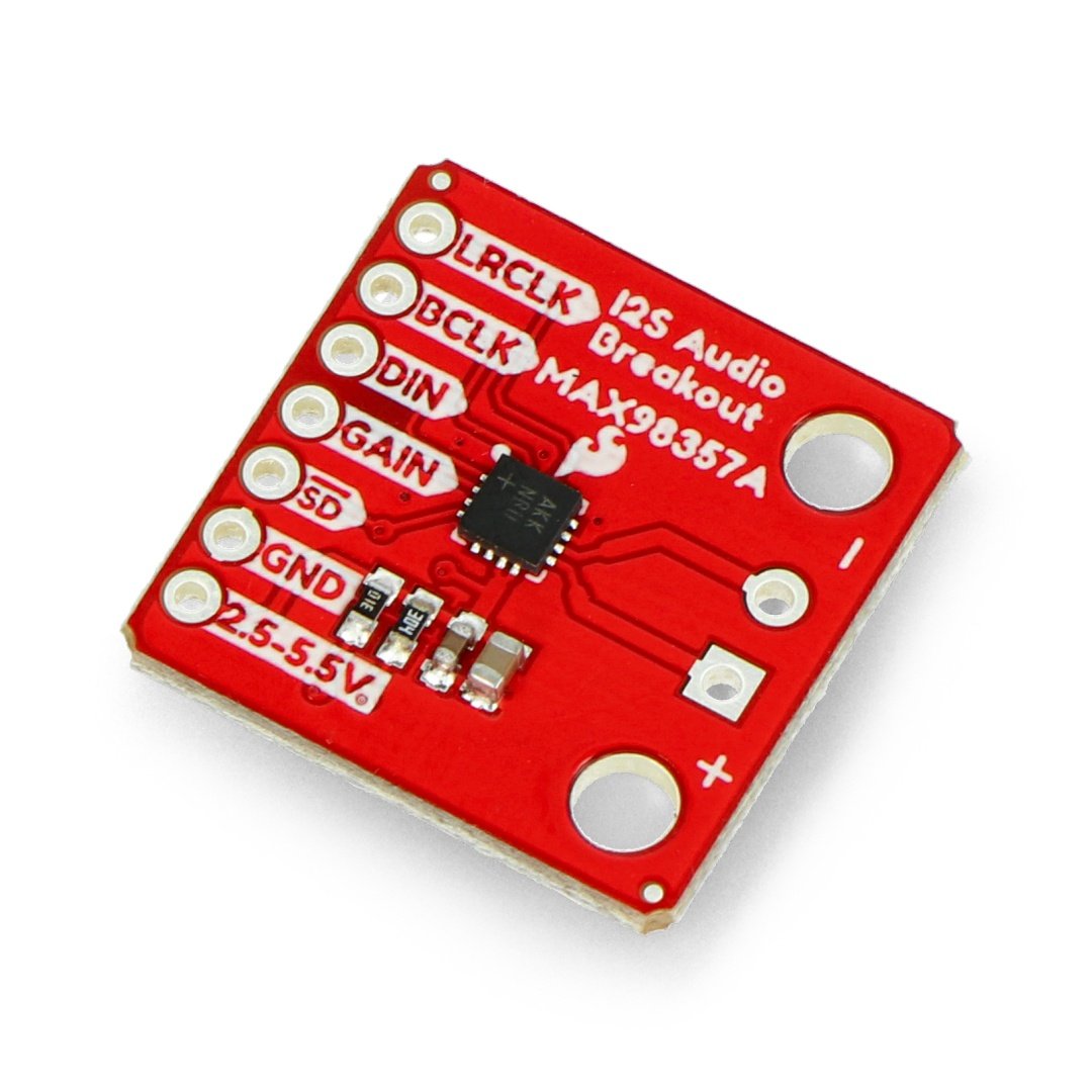 MAX98357A decoder stereo DAC I2S - SparkFun DEV-14809