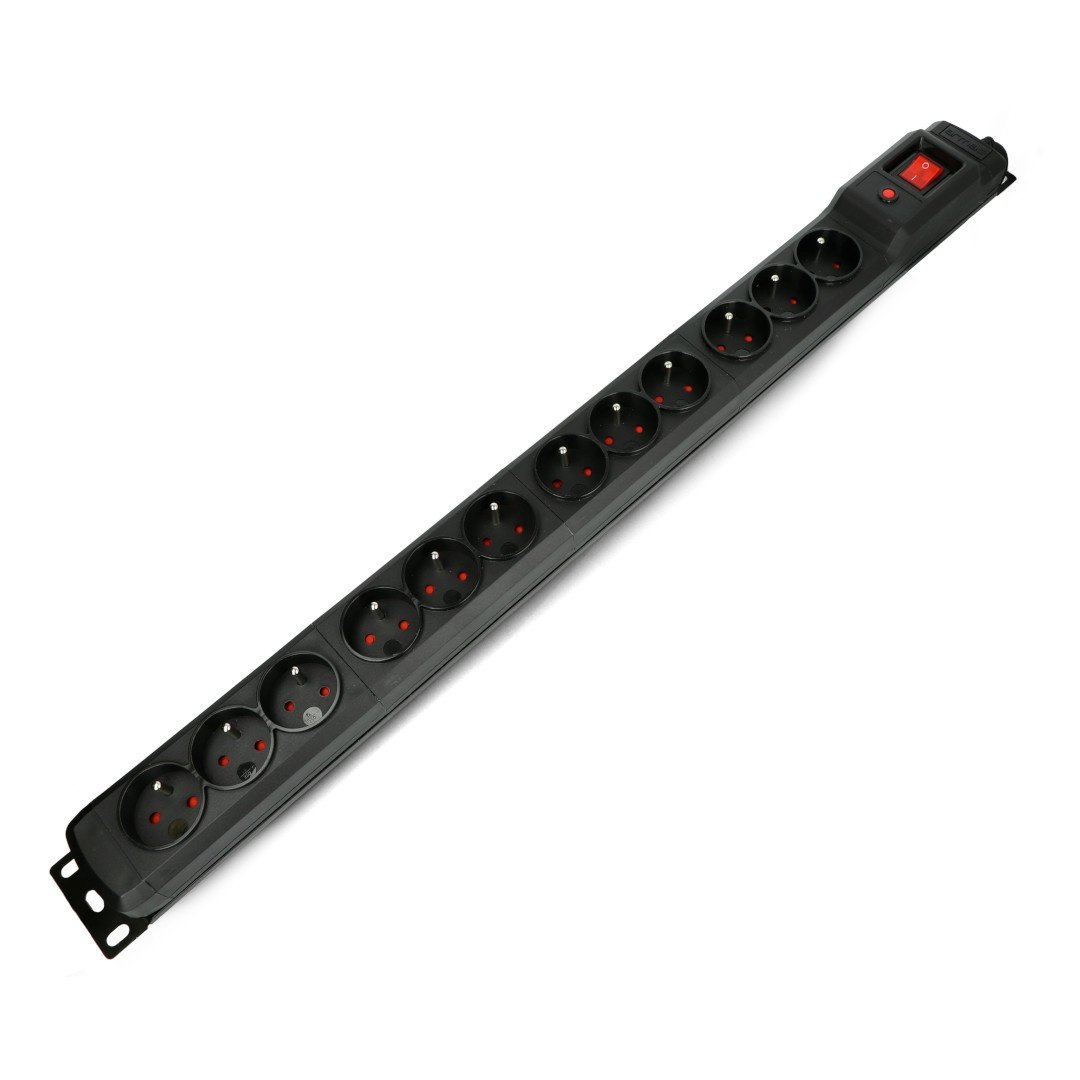 Power strip with protection Armac Multi M12 black - 12 sockets