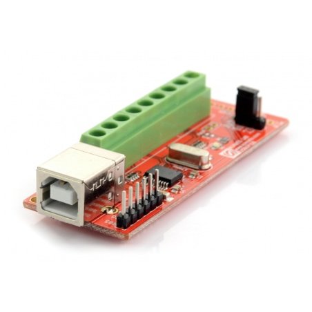 8 Channel USB GPIO Module With Analog Inputs