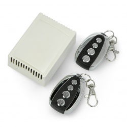 Remote controller 12/24V DC - 433.92MHz - 4 channels