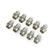LED holder 5mm - metal concave - 10pcs