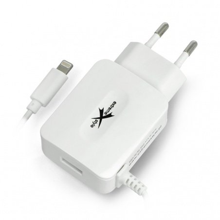 Power supply eXtreme NTC31IU USB + Lightning 3,1A Power supply eXtreme NTC31IU USB + Lightning 3,1A