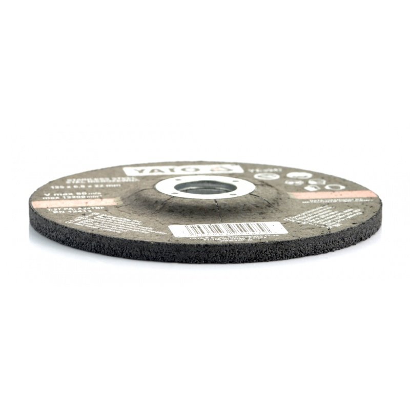 Yato YT-5947 stainless steel grinding disc - convex - 125x6,8mm