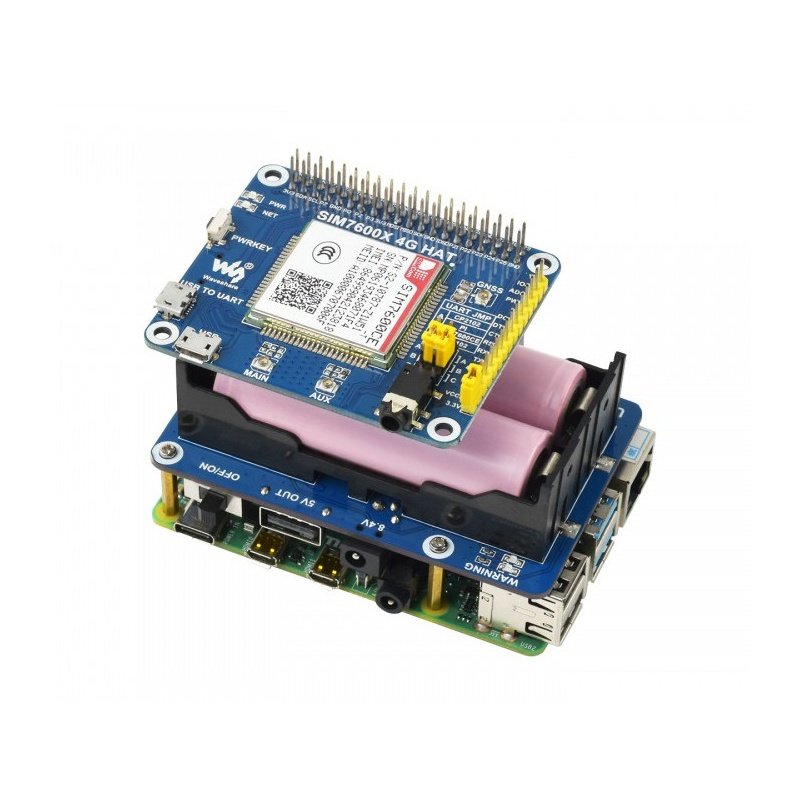Uninterruptible power supply UPS - Power adapter for Raspberry