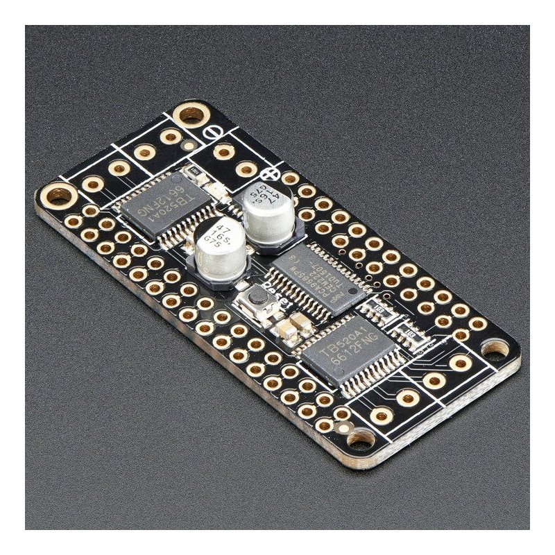 DC motor driver + Stepper FeatherWing - overlay for Feather -