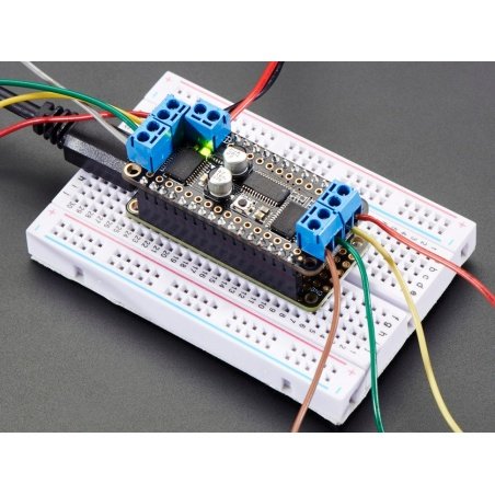 DC motor driver + Stepper FeatherWing - overlay for Feather -