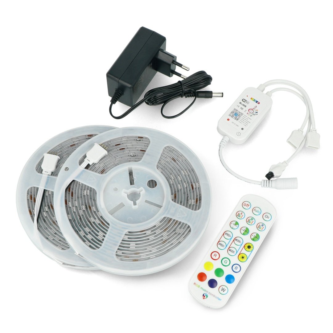 LED TV Backlight,SMY USB LED Strip Light,RGB Multi-Colour LED Light Strip  Kit Waterproof IP65, 60LED with Wireless Remote Controller for TV/PC/Laptop