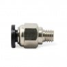 Quick connector with thread M6 for 4mm PTFE tube pipe - zdjęcie 2