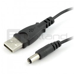 USB A cable - DC 5,5/2,1mm...