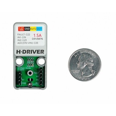 M5Atom H-Driver DRV8876 - DC motor driver with H bridge - with