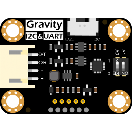 Gravity - alcohol sensor 0-5ppm - I2C / UART - DFRobot SEN0376