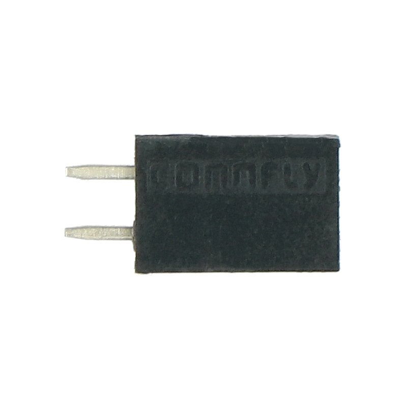 Straight 1x2pin socket with 2,54mm pitch - vertical - 10 pcs.